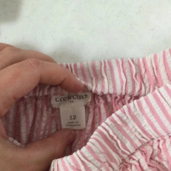 Crewcuts Pink Stripe Skirt size 12 - Picture 4 of 4